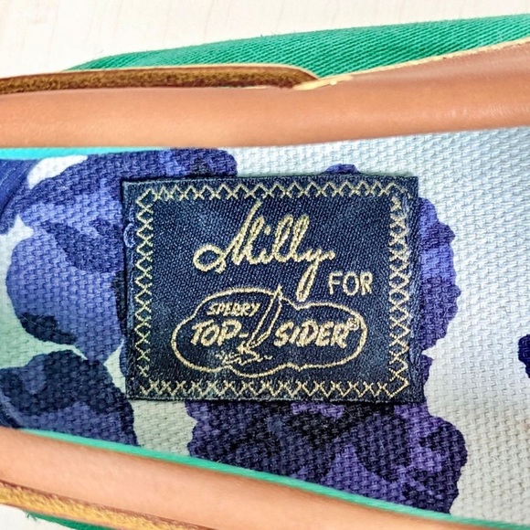 Milly of NY x Sperry Top-Sider in Green Salt Wash (New w/ original packaging) - Picture 8 of 10